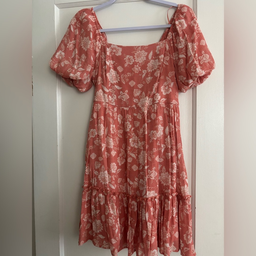 Floral Puff Sleeve Dress